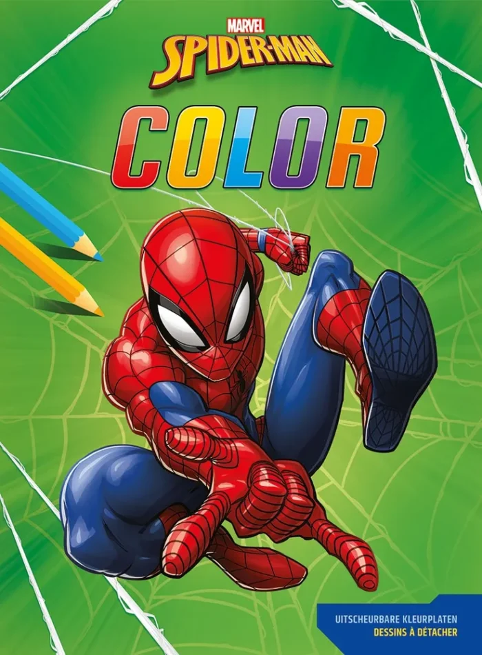 Marvel Spider-Man Color kleurblok / Marvel Spider-Man Color bloc de coloriage