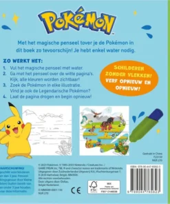Pokémon Schilderen met water (groen) | 9789044765823