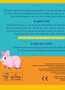 Ik leer lezen! Memo-spel | 9789044768206