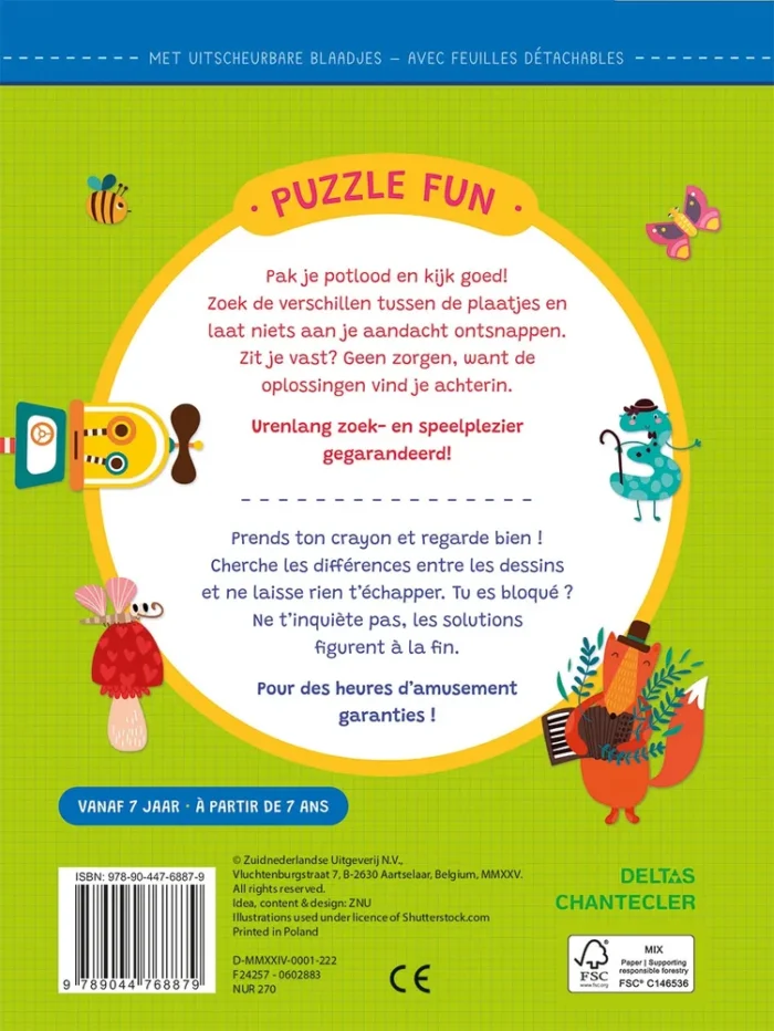 Zoek de verschillen / Puzzle Fun - Cherche les différences - Afbeelding 2