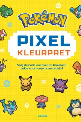 Pokémon pixel kleurpret