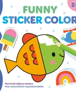 Funny Sticker Color (2-4 j.) / Funny Sticker Color (2-4a.)
