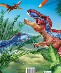 Dino Color kleurblok / Dino Color Bloc de coloriage | 9789044769869