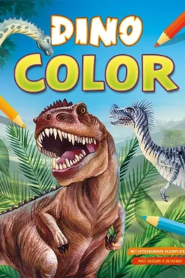 Dino Color kleurblok / Dino Color Bloc de coloriage