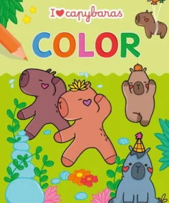 I love Capybaras Color kleurblok / I love capybaras Color bloc de coloriage