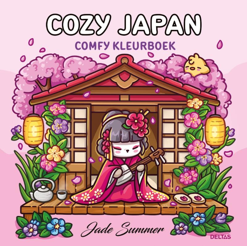 Cozy Japan - Comfy kleurboek Jade Summer | 9789044771435 Cozy Japan - Comfy kleurboek Jade Summer