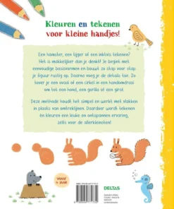 Alternative view of Mijn eerste tekenboek Vrolijke dieren (vanaf 4 jaar) - Leer stap voor stap meer dan 100 dieren tekenen!