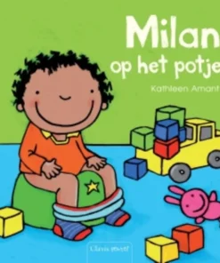 Milan op het potje