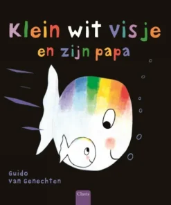 Klein wit visje en zijn papa