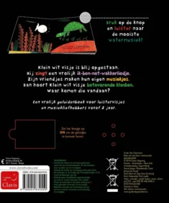 Klein wit visje hoort watermuziek | 9789044834550