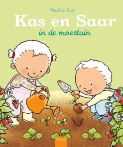 Kas en Saar in de moestuin