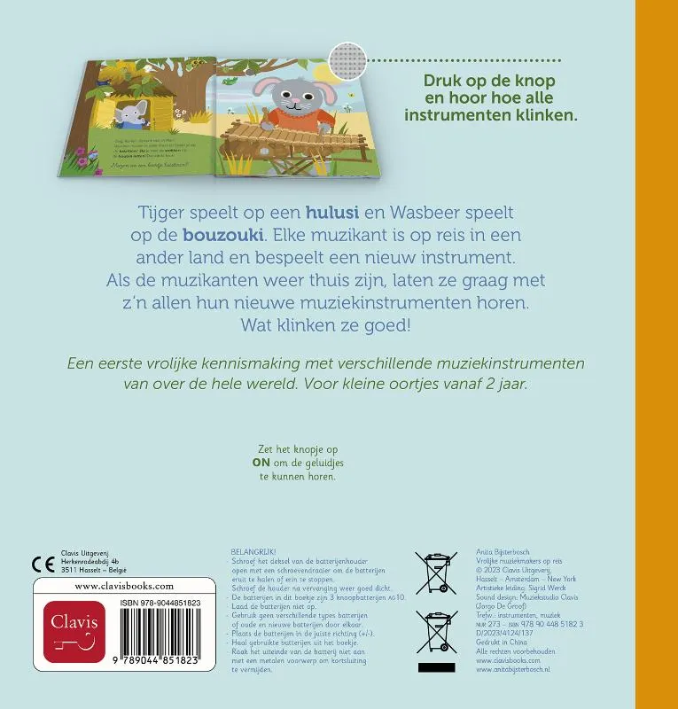 Vrolijke muziekmakers op reis | 9789044851823 Vrolijke muziekmakers op reis - Afbeelding 2