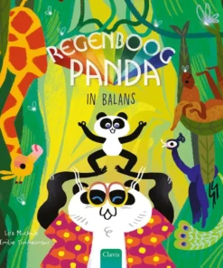 Regenboogpanda in balans