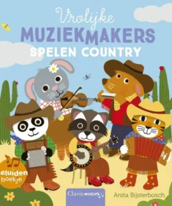 Vrolijke muziekmakers spelen country