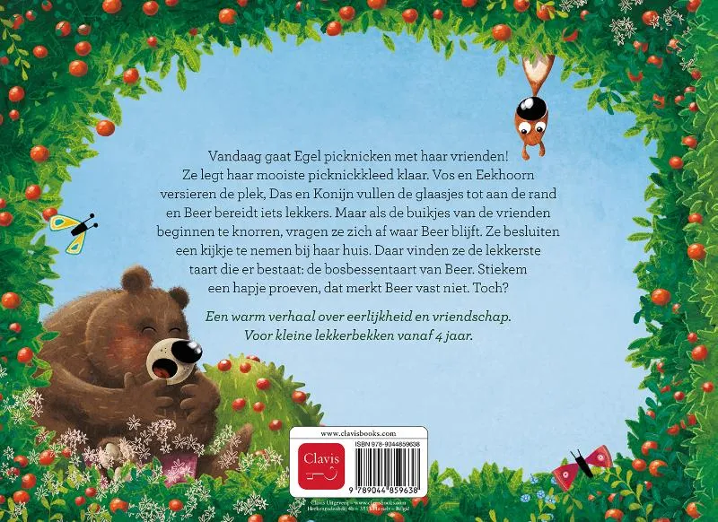 Egel en de bosbessentaart | 9789044859638 Egel en de bosbessentaart - Afbeelding 2