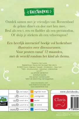 Doe je met me mee? Mijn dino's | 9789044860795