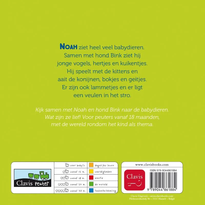 Noah en de babydieren | 9789044861884 Noah en de babydieren - Afbeelding 2