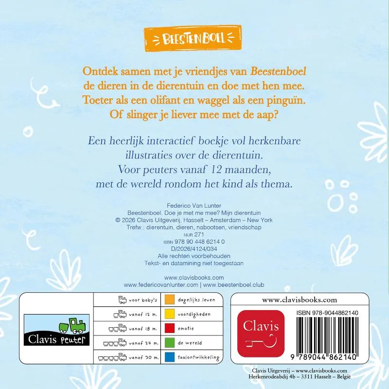 Doe je met me mee? Mijn dierentuin | 9789044862140 Doe je met me mee? Mijn dierentuin - Afbeelding 2