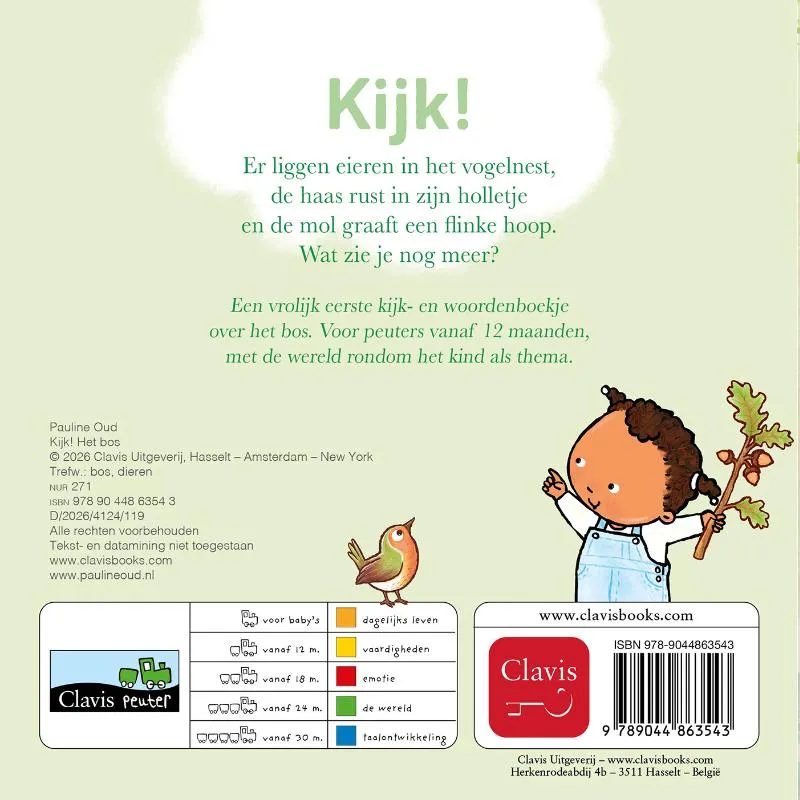 Kijk! Het bos | 9789044863543 Kijk! Het bos - Afbeelding 2