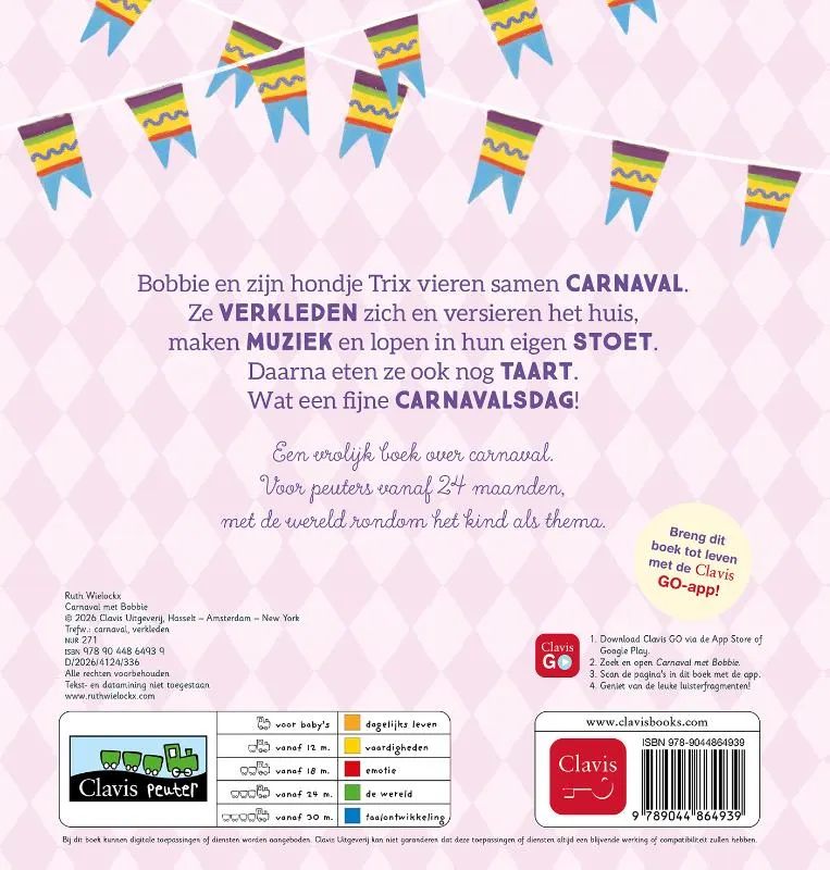Carnaval met Bobbie | 9789044864939 Carnaval met Bobbie - Afbeelding 2