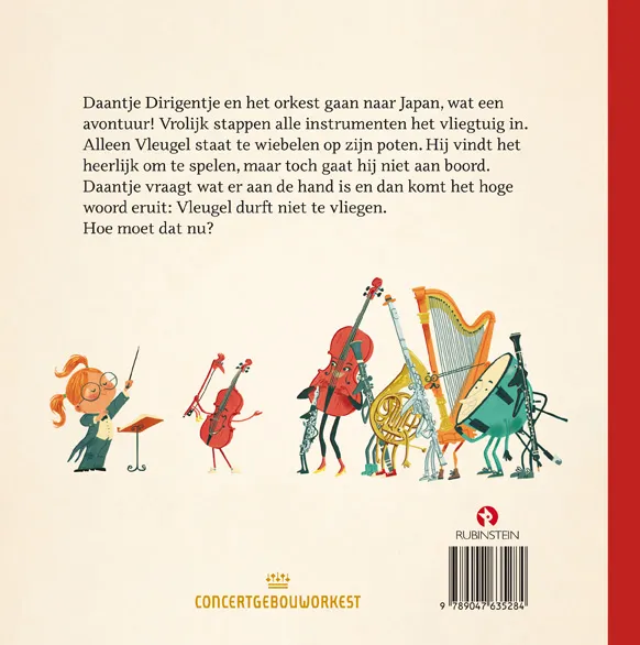 Daantje Dirigentje en een vleugel met vliegangst | 9789047635284 Daantje Dirigentje en een vleugel met vliegangst - Afbeelding 2