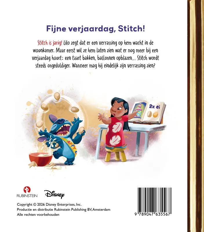 Fijne verjaardag, Stitch! | 9789047635567 Fijne verjaardag, Stitch! - Afbeelding 2
