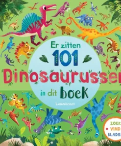 Er zitten 101 dinosaurussen in dit boek