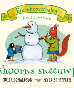 Eekhoorns sneeuwpop