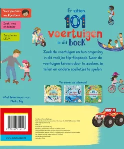 Alternative view of Er zitten 101 voertuigen in dit boek