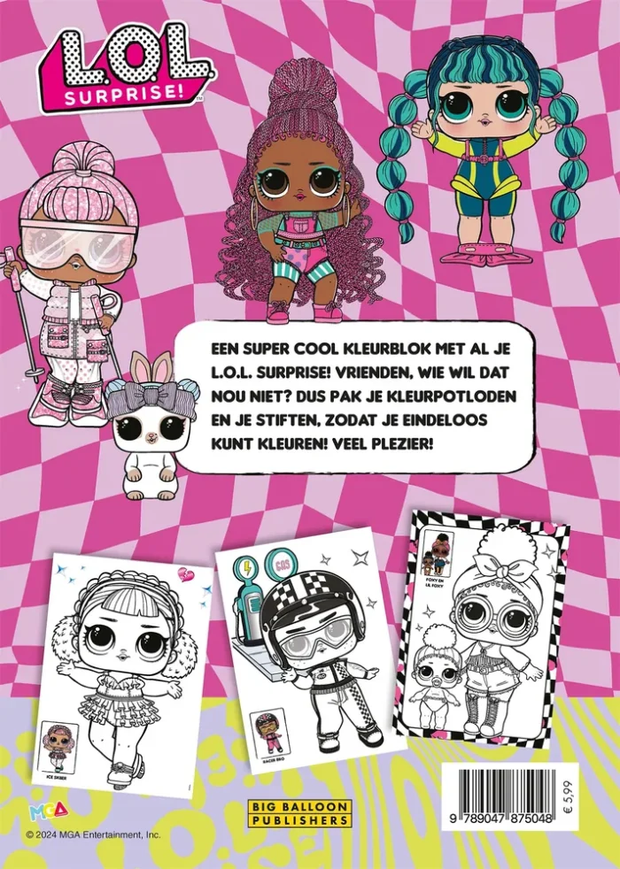 Kleur mee met L.O.L. Surprise! - Afbeelding 2