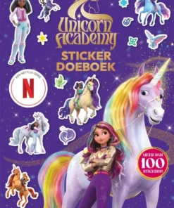 Unicorn Academy sticker doeboek