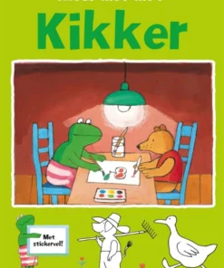 Kleur mee met kikker