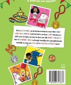 Alternative view of De enorm eigenwijze eenhoorn en de sportdag