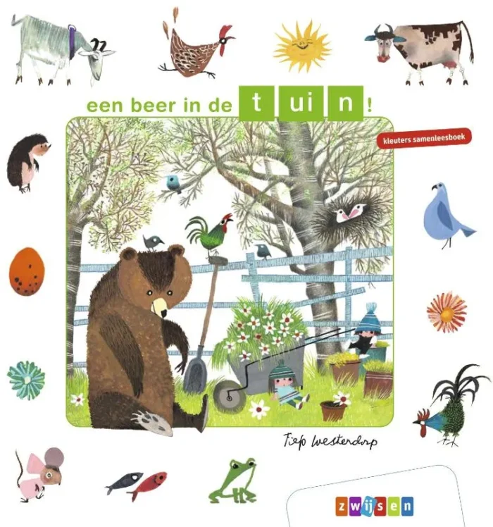 Een beer in de tuin!
