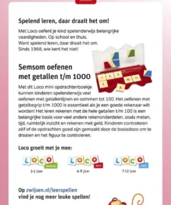 Alternative view of Loco mini semsom oefenen met getallen t/m 1000