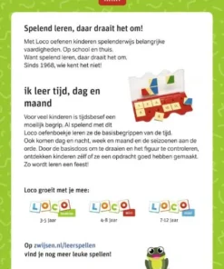 Alternative view of Loco mini ik leer tijd, dag en maand