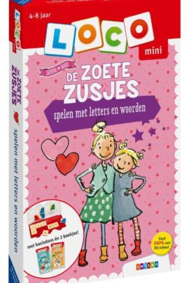 Loco mini pakket De Zoete Zusjes spelen met letters en woorden