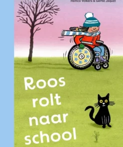 Roos rolt naar school