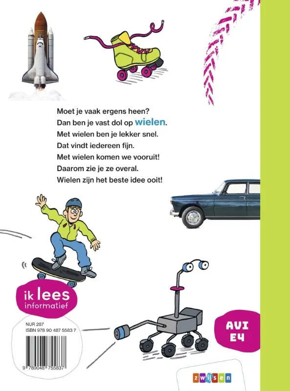 Vooruit op wielen! | 9789048755837 Vooruit op wielen! - Afbeelding 2