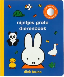 nijntjes grote dierenboek - met flapjes en voelelementen