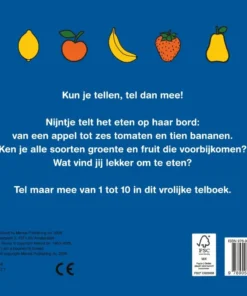 nijntje telboek, groente en fruit | 9789056472450