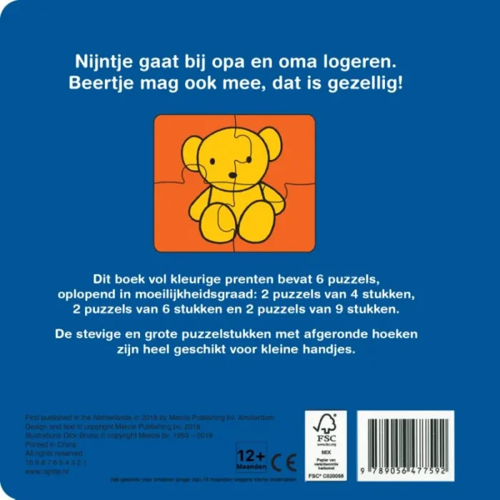 nijntje logeert bij opa en oma - Afbeelding 2