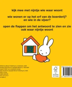 nijntje flapboek, wie woont hier? | 9789056479398 nijntje flapboek, wie woont hier? | 9789056479398