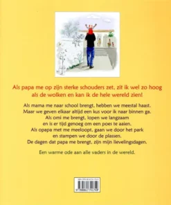 Alternative view of Hoog op papa's sterke schouders