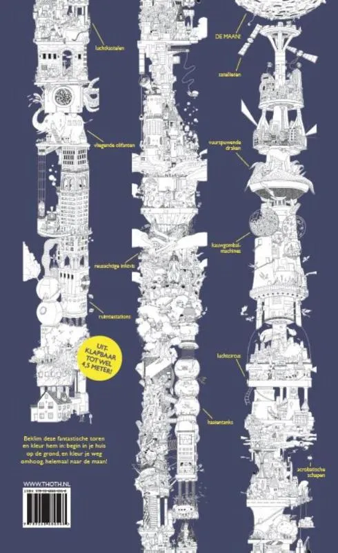 Naar de maan | 9789068686968 Naar de maan - Afbeelding 2