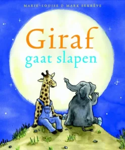Giraf gaat slapen