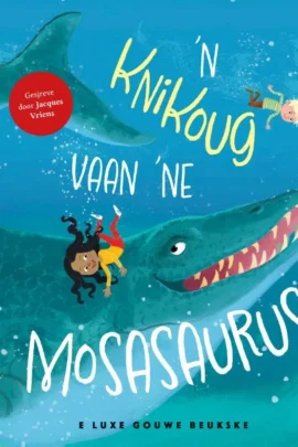 'n Knikoug vaan 'ne mosasaurus
