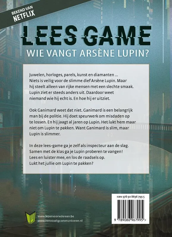 Wie vangt Arsène Lupin? | 9789086967995 Wie vangt Arsène Lupin? - Afbeelding 2
