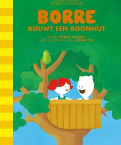 Borre bouwt een boomhut