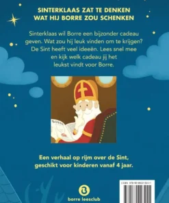 Alternative view of Sinterklaas zat te denken wat hij Borre zou schenken